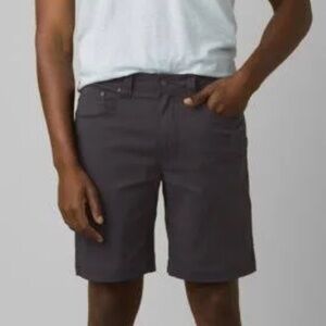 Prana Men's Brion Short - 9" Inseam - Dark Grey Size 30 - Outdoor Gorpcore Hike